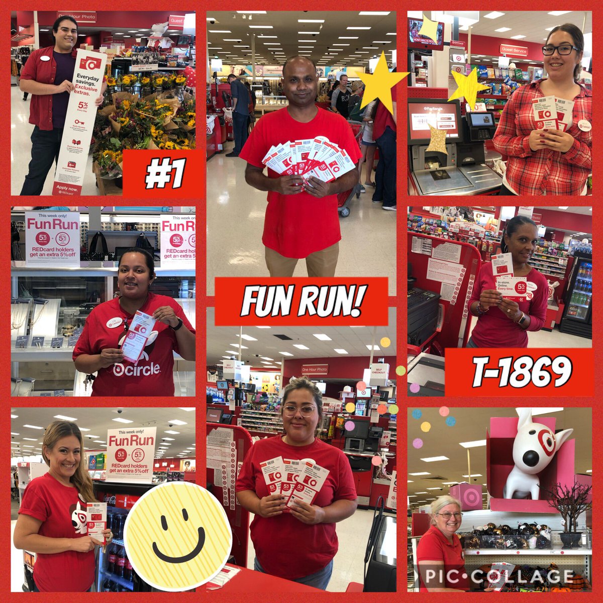 So proud of our Front of Store team!! T-1869 #1 in the Region for our FUN RUN event! #loyalty #relands #Danielsjedis