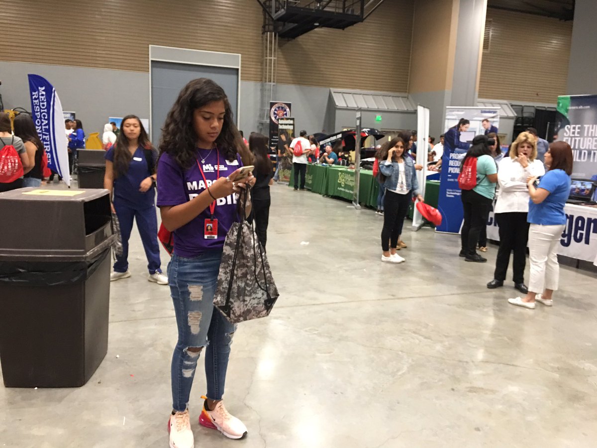 teachtrain_cte's tweet photo. Teach and Train students from OHS, PHS, and NTO learned about career opportunities in the Permian Basin at the Carreer Expo 2019 at the Horseshoe in Midland, Texas.  @CTE_ECISD https://t.co/mAepjV8UD1