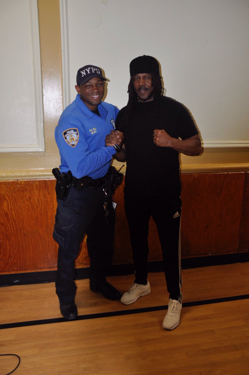 Easy A.D Cold Crush Brothers and NYPD community affairs officer