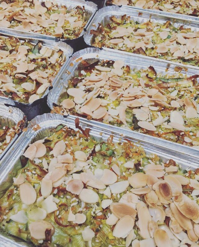 StoreHarvest's tweet photo. We have an extensive range of over 35 homemade ready meals which are made daily by our chefs. Making your life easy 🥘🍝🍲 Pictured is a our delicious Almond and Sesame Seed Nut Roast #yum #food #vegetarian #meals #dinner #nutroast #homemade #foodshop #shop #vegetables https://t.co/4zZLSVMbVQ