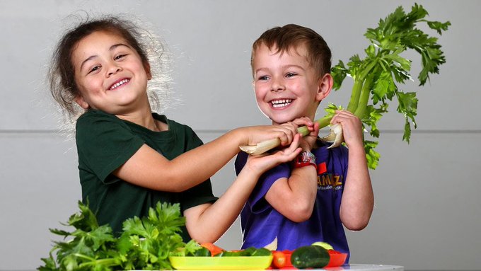 NutritionAust's tweet photo. THE taste for vegetables begins in the womb &amp; can continue into infancy, new research has found. @CSIRO @NutritionAust @Flinders have joined forces in a five-year project to turn around the dangerous under consumption of #vegetables in Australia’s children https://t.co/9fzfQXoofk https://t.co/RGyvZ26lfe