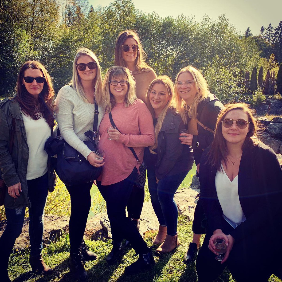 Super delicious day at the Merridale Cider Harvest Festival! <a href="/merridalecider/">Merridale</a> #allthecider #goodfriends #funtimes