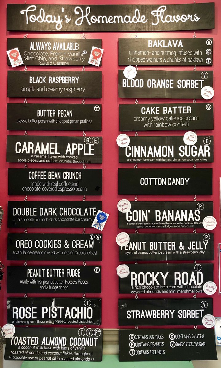 Andia S Homemade Ice Cream On Twitter October Flavors Are Making Their Way Onto Our Flavor Board Get Excited Some Good Ones Are Here Already