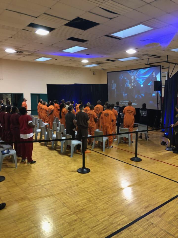 Today <a href="/tfhny/">The Father's House</a> had their first service with the Monroe County Jail’s inmate population. The service was well received.  Members of the Father’s House said it was an amazing experience for them and look forward to future services.