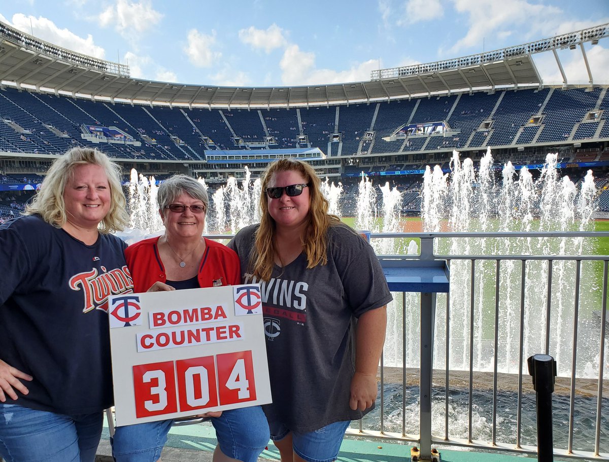 tracymick17's tweet photo. Pregame sign was 304, have already updated to 306!  Great series in KC!
#BombaSquad #Twins https://t.co/GvepQ3nakP