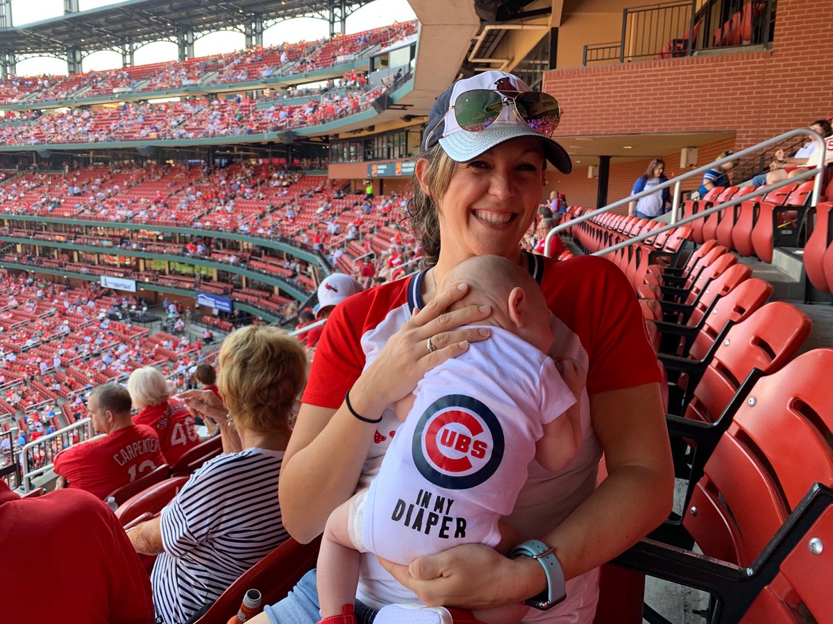 hermie29's tweet photo. Rhett’s first @cardinals game https://t.co/TdbTFi001t