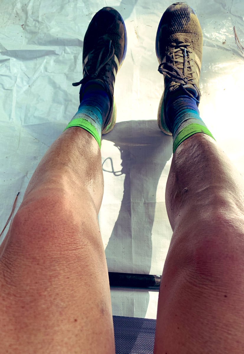 g_kolb's tweet photo. My dogs are barking...65 miles at Hinson Lake supporting Krystal &amp; Sarah. https://t.co/RAynliC6dT