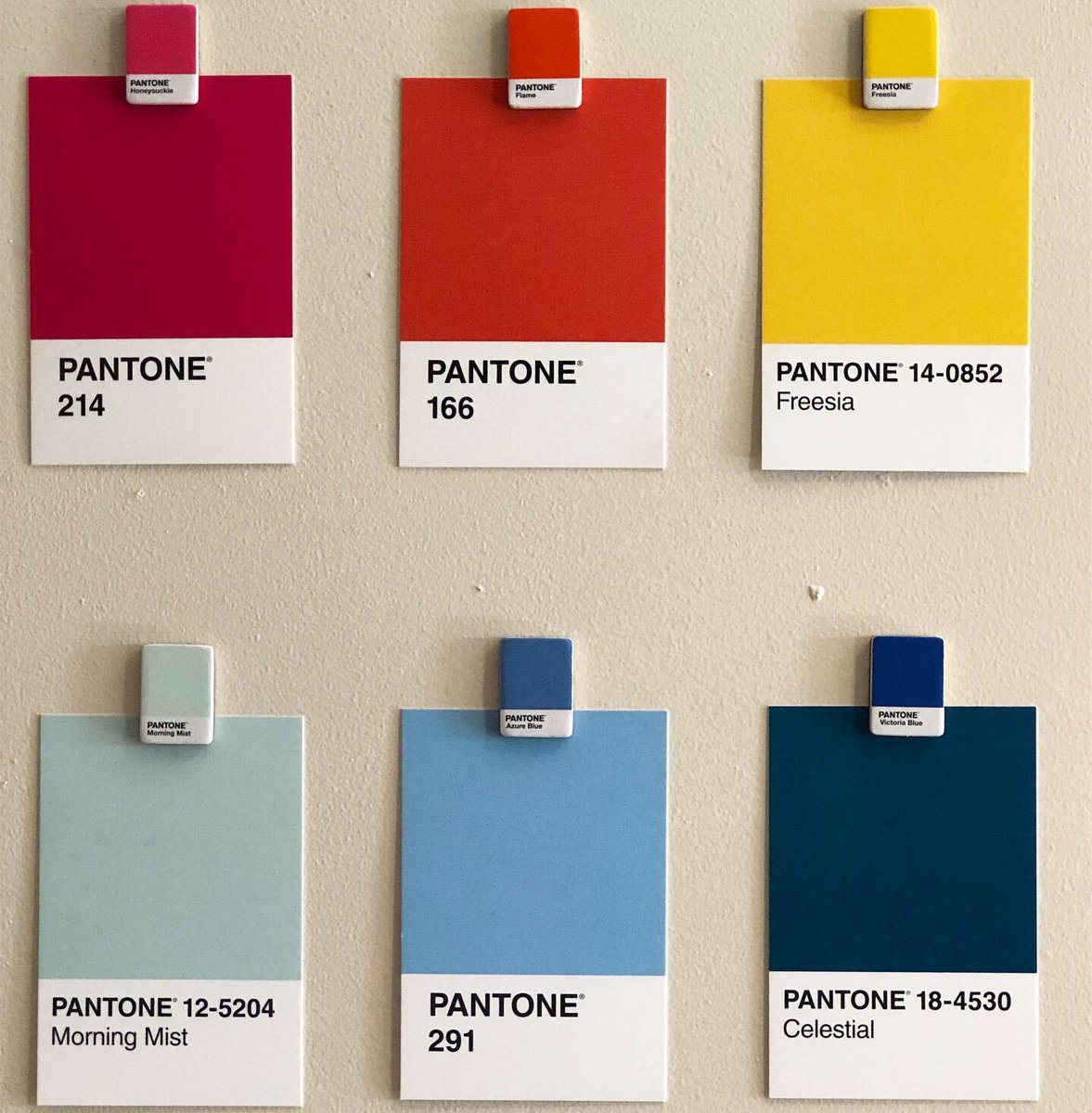 Sam H. Escobar on X: Idk why organizing @pantone postcards with  corresponding magnets is my new hobby but it's my new hobby and it's  incredibly relaxing  / X