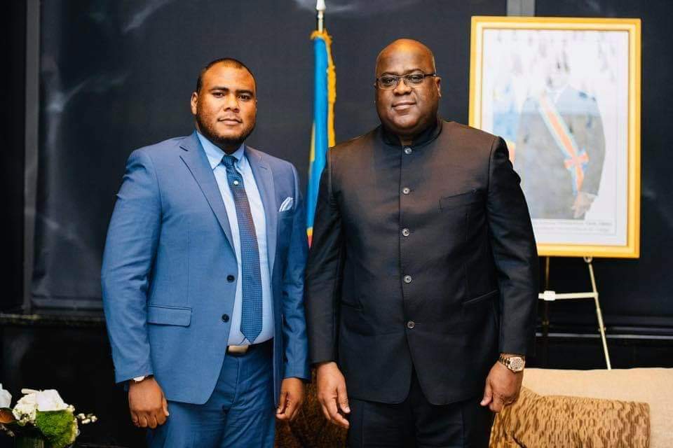 MbongoJack's tweet image. Andy Bemba représentant l'association Libange reçu par le Président Fatshi. Il a aussi sollicité l'intervention du Chef de l'État à propos du conflit de l'héritage Bemba Saolona qui les oppose à leur frère Jean-Pierre Bemba qui veut tout ravir.