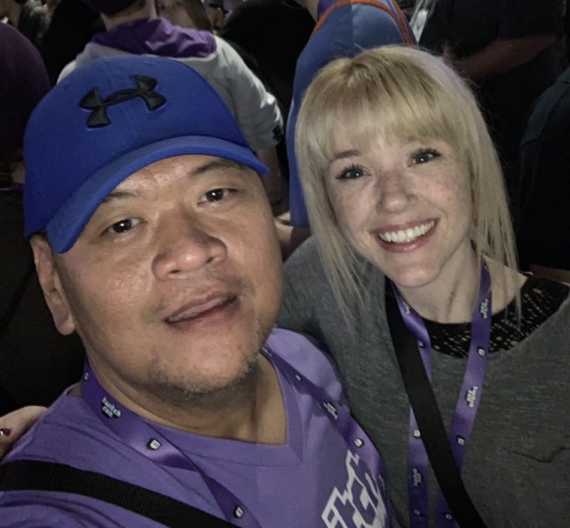 defunctus's tweet image. The elite Twitch streamer @sodakite who has enough energy to power up a small town.  #TwitchCon2019