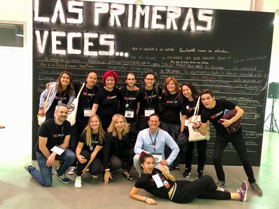 Proud of this team! @TEDxValladolid 2019 MIRADASalFUTURO #ProudVolunteers for ever! #Valladolid #CyL #Spain #TED #TEDx  @yulsoria @martincarreton @anorod @CarmenRomanoXD @Moni_ML @crisperez44 @NuevosRetosEA @lepetitmusee @andra_mur @mariovivero @scripteum @teresadocio @ser_gamo97