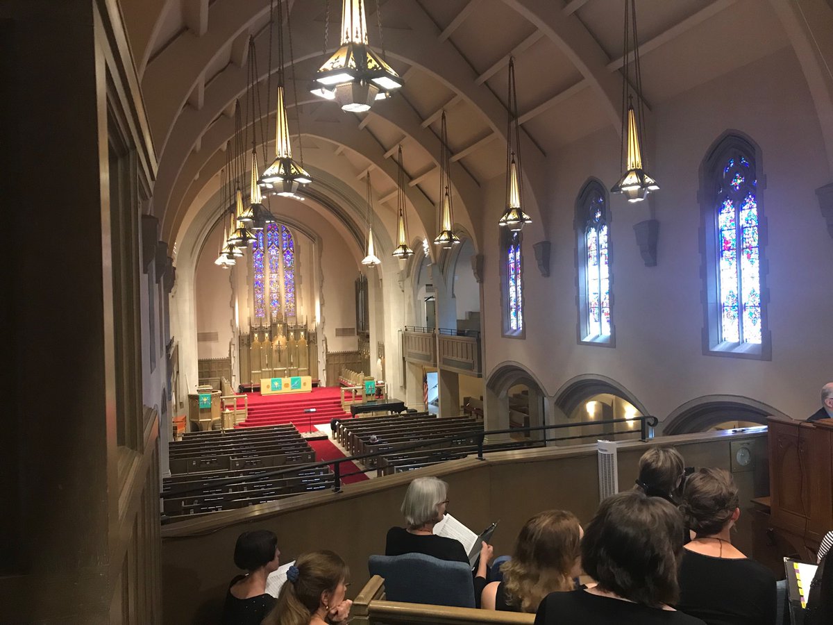 MistyLDupuis1's tweet image. Been a while since I’ve sung up in this loft. Getting ready to sing Dvorak at Montview Presbyterian Church. #ChoirNerd