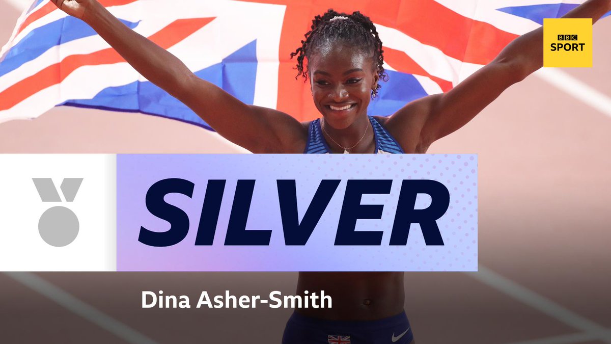 BBCSport's tweet image. The first British woman to win an individual World Championships sprint medal in 36 years.

Absolutely brilliant, Dina Asher-Smith! 👏

Report: bbc.in/2m6vFVx
#Doha19