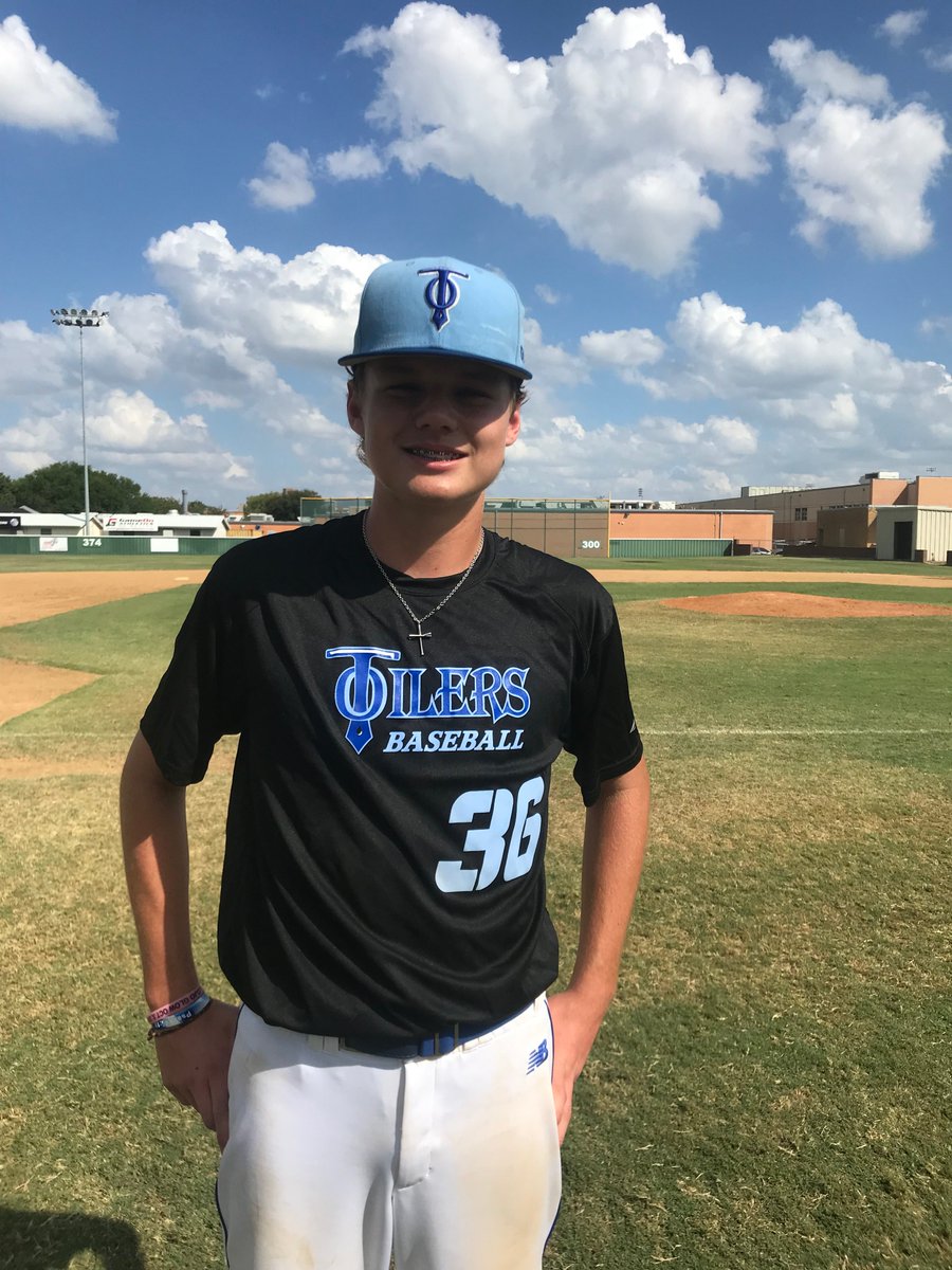 FiveTool's tweet photo. @FiveToolTexas F: @TEXAS_OILERS vs Texas Sox Peoples
PoG: Brandt Corley 2-3, 2B, 2 RBI
Pitcher: Cooper Tyner 4 IP, 7K, 0 ER https://t.co/F3J16UAPK4