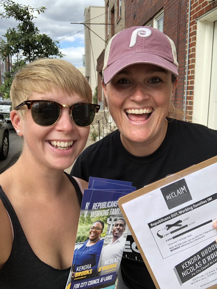 alisonstohr's tweet photo. Had a great afternoon canvassing in South Philly for @kendraforphilly and @nic_orourke #IBelieveThatWeWillWin https://t.co/lJP7krBI6T