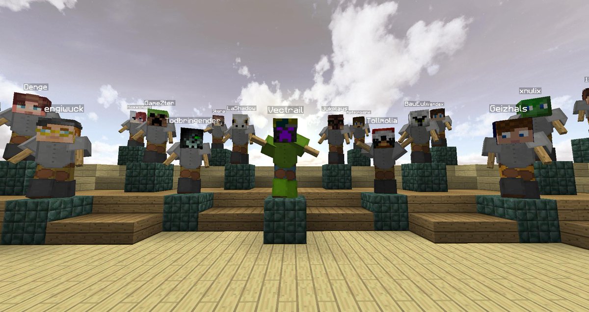 Vectrail's tweet image. Der @CrystalBuilds hat mir gerade seine Timolia-Builder "Hall of Fame" gezeigt - schaut mal, wer ganz vorne steht!

Drückt mal 'nen Like für den süßen Sky rein 🙃