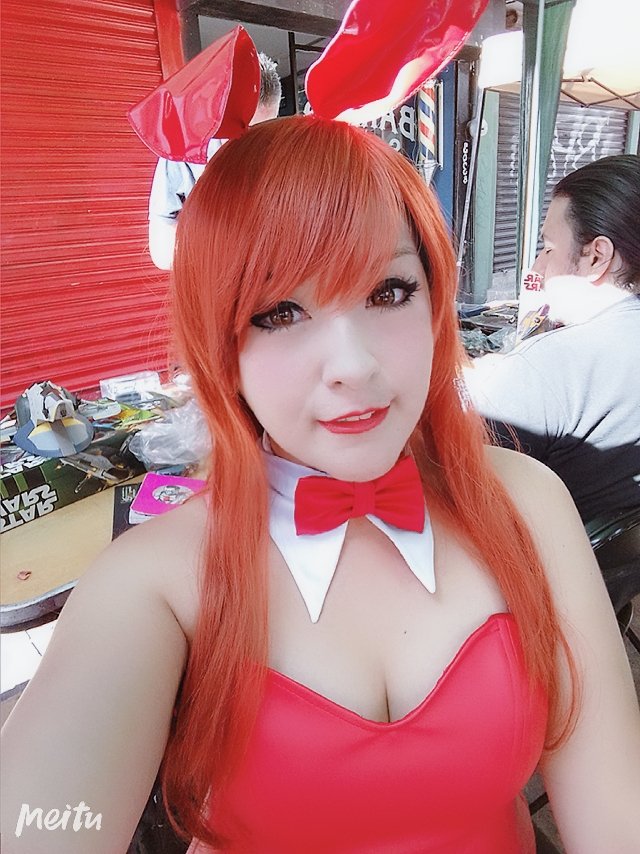 RoxiiCosplay's tweet photo. Selfies que me tomé como Mikuru Bunny en el Bazar del Coleccionista pasado🐰❤ #Mikuru #Asahina #MikuruBunny #Bunny #MikuruAsahina #AsahinaMikuru #SOSDan #SOSbrigade #SuzumiyaHaruhi #suzumiyaharuhinoyuutsu #bunnysuit #bunnycosplay #cosplay #cute #kawaii #ladyinred https://t.co/5ZqDwDzClS