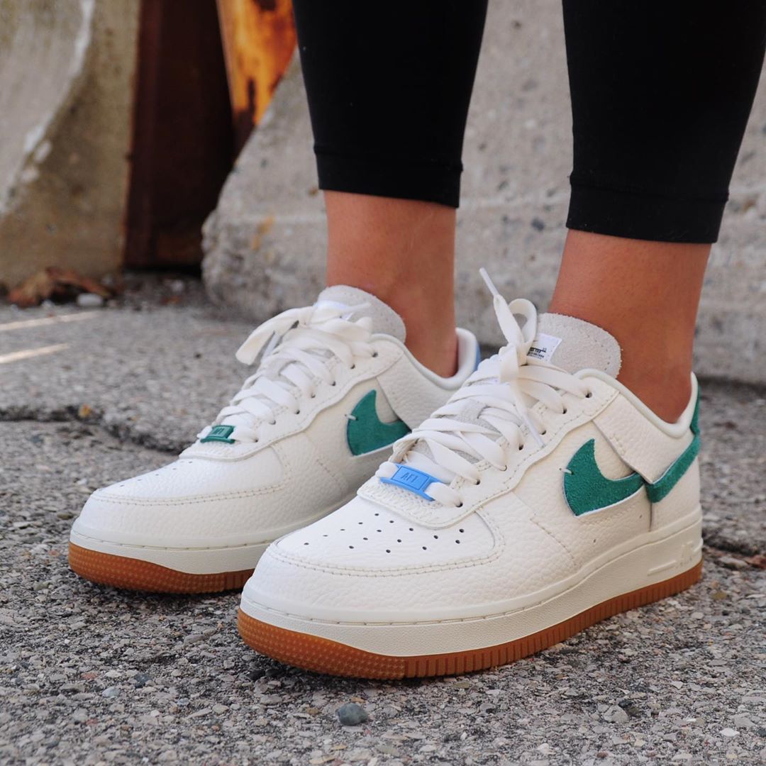air force 1 vandalized green blue