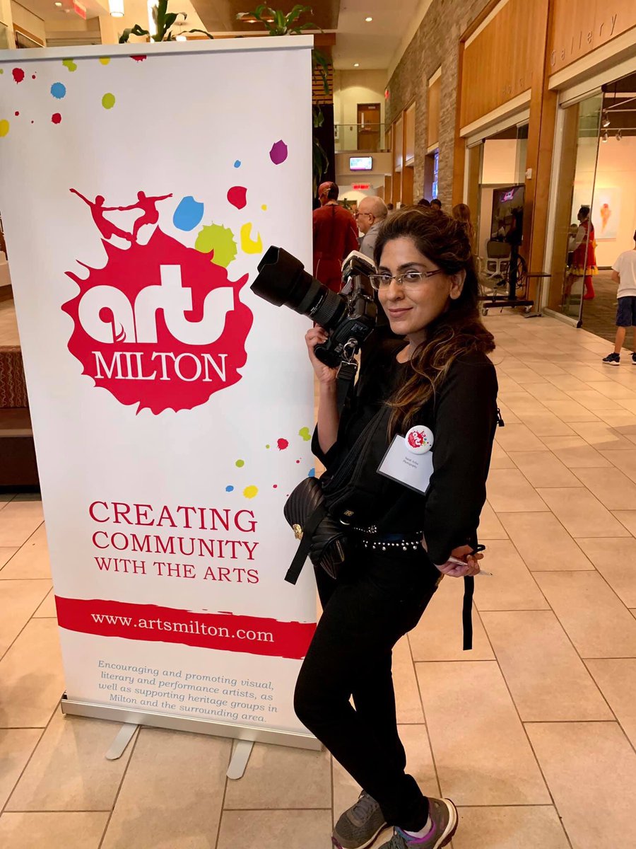 Our intrepid photographer Sarah Arfan capturing Milton Culture Days!