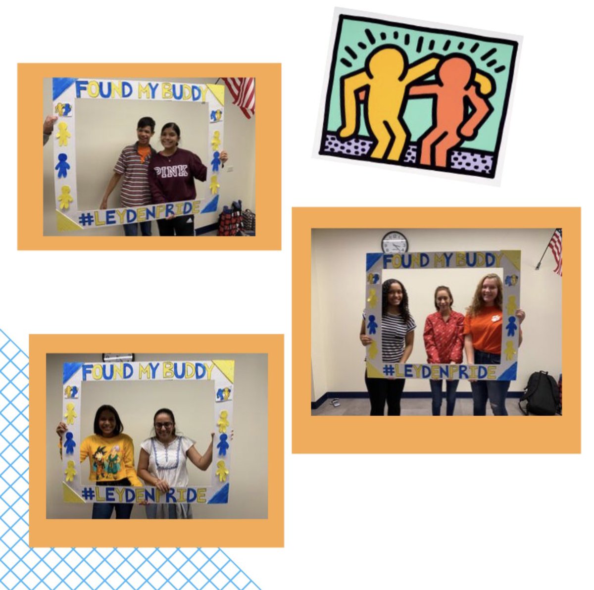 lhsbestbudds's tweet photo. Despite the tough week we had at Leyden, we were able to make many new friendships, smiles, and laughs at our meeting this past Wednesday. Meet some of our new buddy pairs for the 2019-2020 school year! Go Eagles 🦅 💙💛 #leydenpride #lhsbestbudds https://t.co/KyG1Zs1A2G
