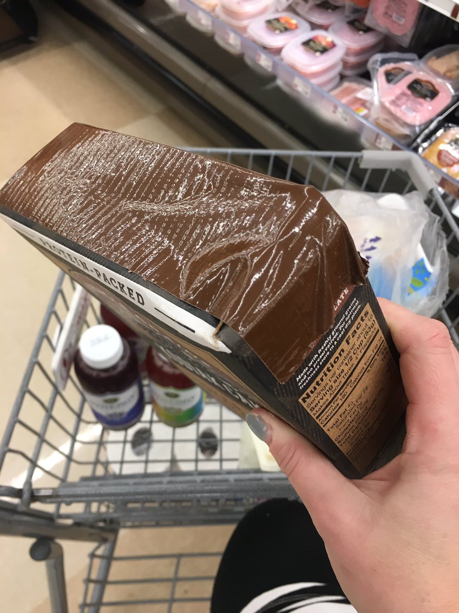 Really, <a href="/kroger/">Kroger</a>??! Definitely not buying this box of <a href="/KodiakCakes/">Kodiak Cakes</a>.