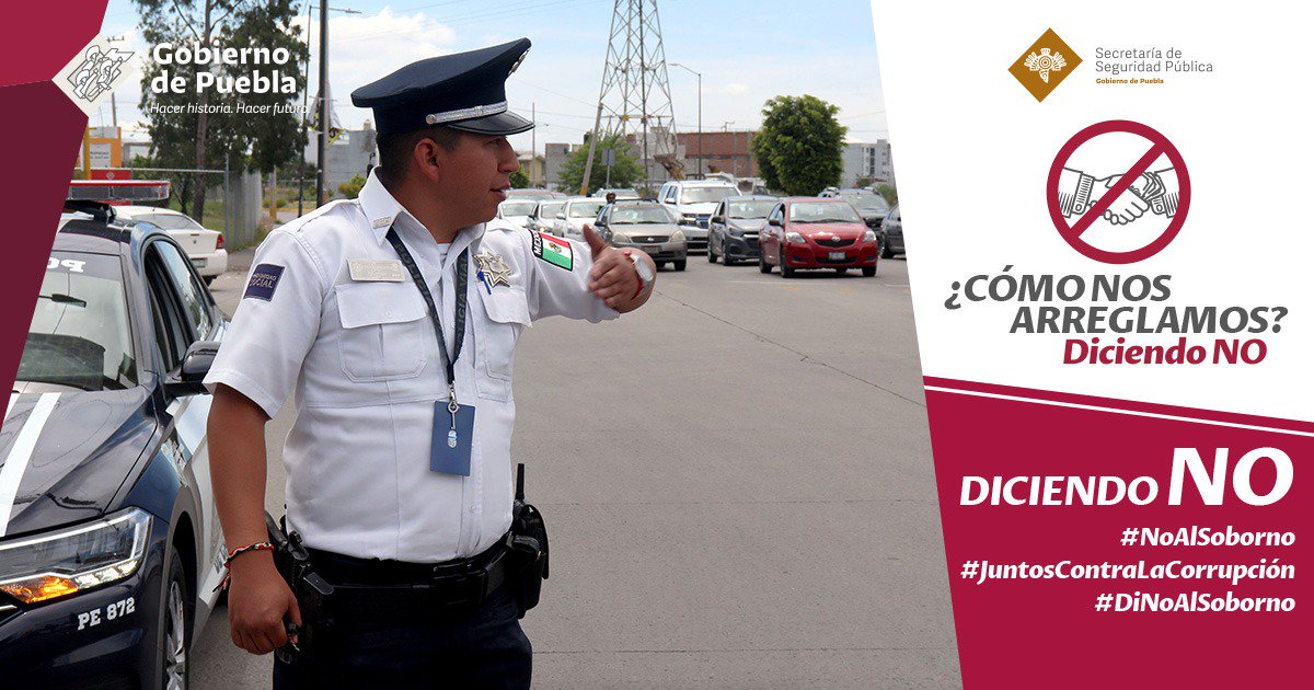 SSPGobPue's tweet photo. 🚨 Si preguntas #CómoNosArreglamos inicias la corrupción.

#Denuncia a los números ☎️📞2222287768; 2222287769; 2222287946 ext. 102. 

¡Di #NoAlSoborno, la corrupción no es la solución! https://t.co/jPwEfynEXs