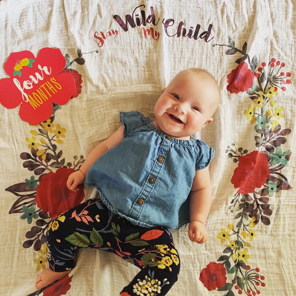RickyGlore's tweet photo. My daughter is four months old today. Sixteen tomorrow. https://t.co/73M4cfGYkR