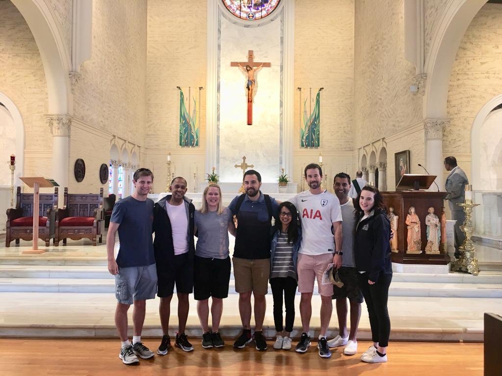 SantaSophiaCC's tweet photo. Our staff attended Mass at St Joseph’s Cathedral, San Diego this morning. #santasophiacc #sandiego #catholicchurch https://t.co/MgQZQ4k330