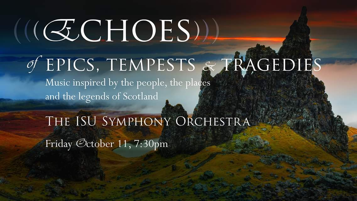 The ISU Symphony Orchestra 2019-2020 launches on Friday Oct 11!