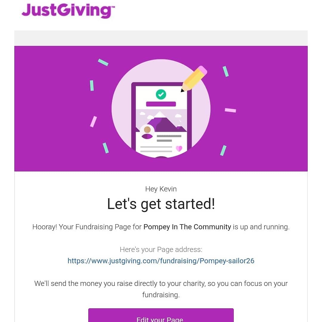 Looking forward to running the great South run 2019 very soon not stopping training really hard. I am running in the pompey sailor mascot outfit pompey in the community PITC if I raise enough I will run with the pompey sailor board to. Pompey in the community non stop working.