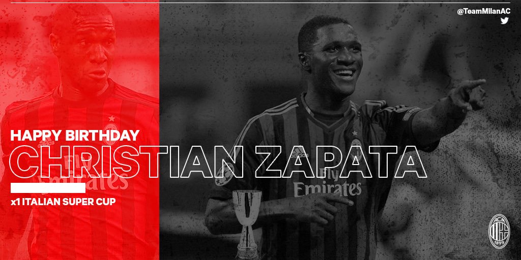  Happy Birthday Cristián Zapata   Supercoppa Italiana 