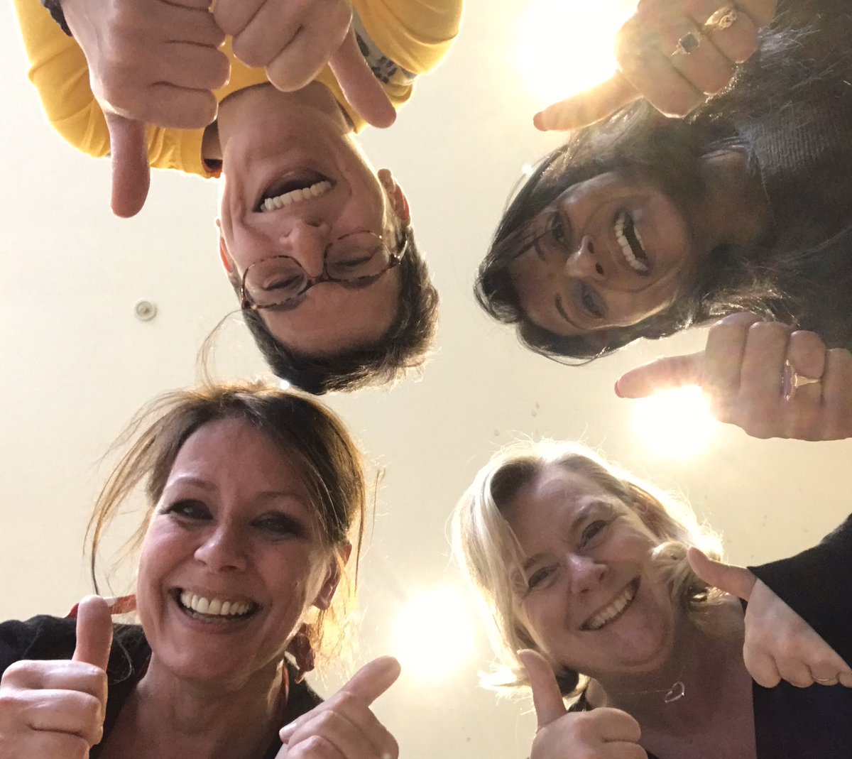 A small group does not prevent laughter from happening! We had a great time at the Self-Care Sunday in Bolton today #laughteryogauk #laughteryogainbolton #unitedmind #lottemikkelsen #laughterambassador #laughteryogamastertrainer #youreverydaylaughterqueen #marketplacebolton