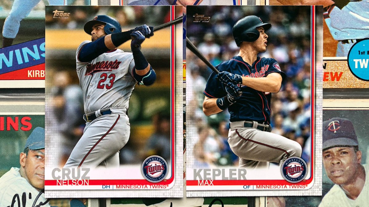 TwinsAlmanac's tweet image. The 2019 #MNTwins hit 307 home runs during the regular season—the most by any team in major league history.

Nelson Cruz and Max Kepler combined for 77 of those. Retweet for a chance to win their 2019 @Topps cards (and I'll throw in a Kirby Puckett).