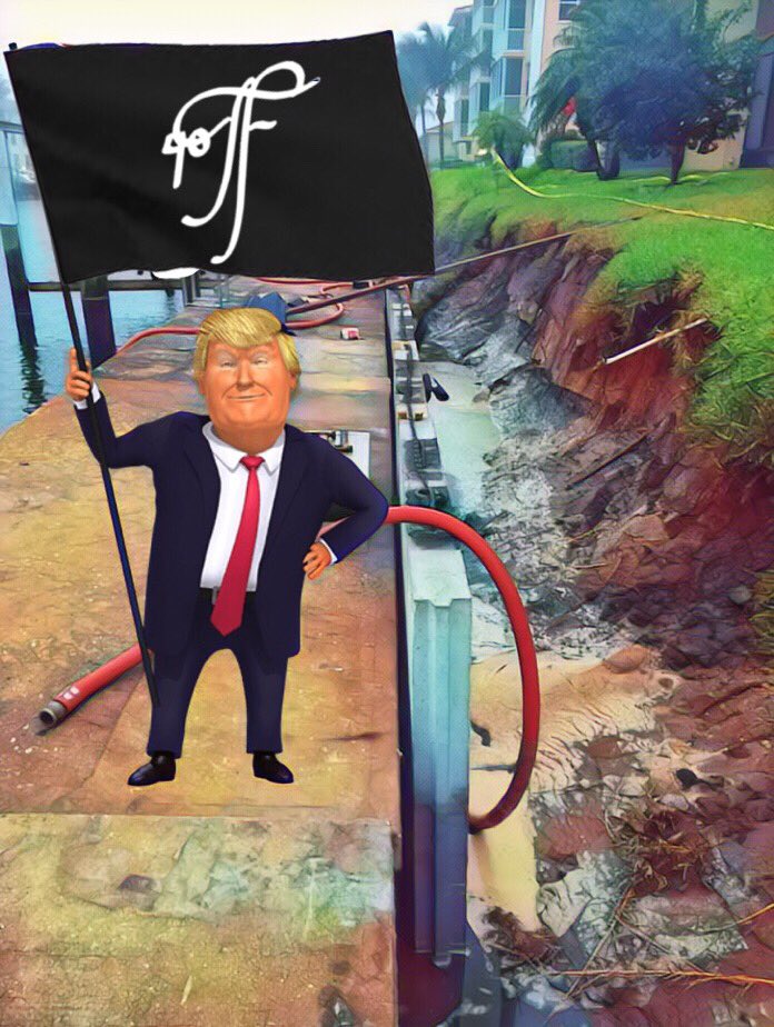 40ThievesFishin's tweet photo. Building wall so that when global warming kicks in we will have sea wall all the way around USA https://t.co/zLjHKeU4QX