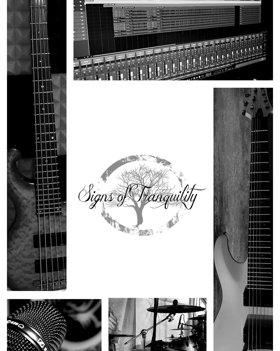 SOTOfficialBand's tweet photo. Studio time for SOT!  We have been working very hard, crafting our self-titled album. We are looking to release by the end of the year (Official date to be announced very soon).  So far, we have the drums tracked and working on guitars next.

#signsoftranquility https://t.co/yrMzEt0CmW