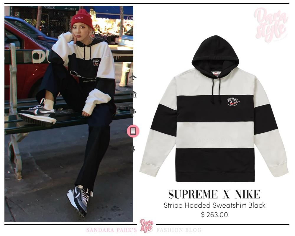 supreme Nike Stripe Hooded Sweatshirt L | www.jarussi.com.br