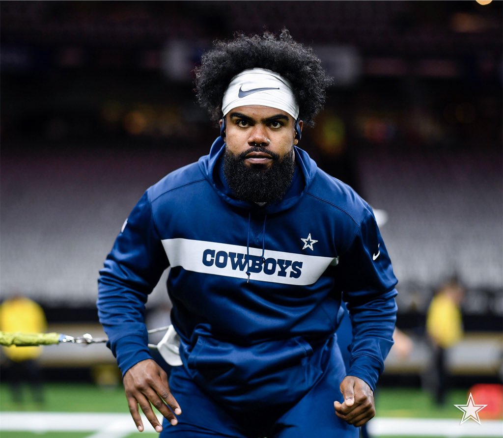 dallascowboys's tweet photo. Z E K E 😤

@EzekielElliott | #DALvsNO https://t.co/5zVcyjilxO