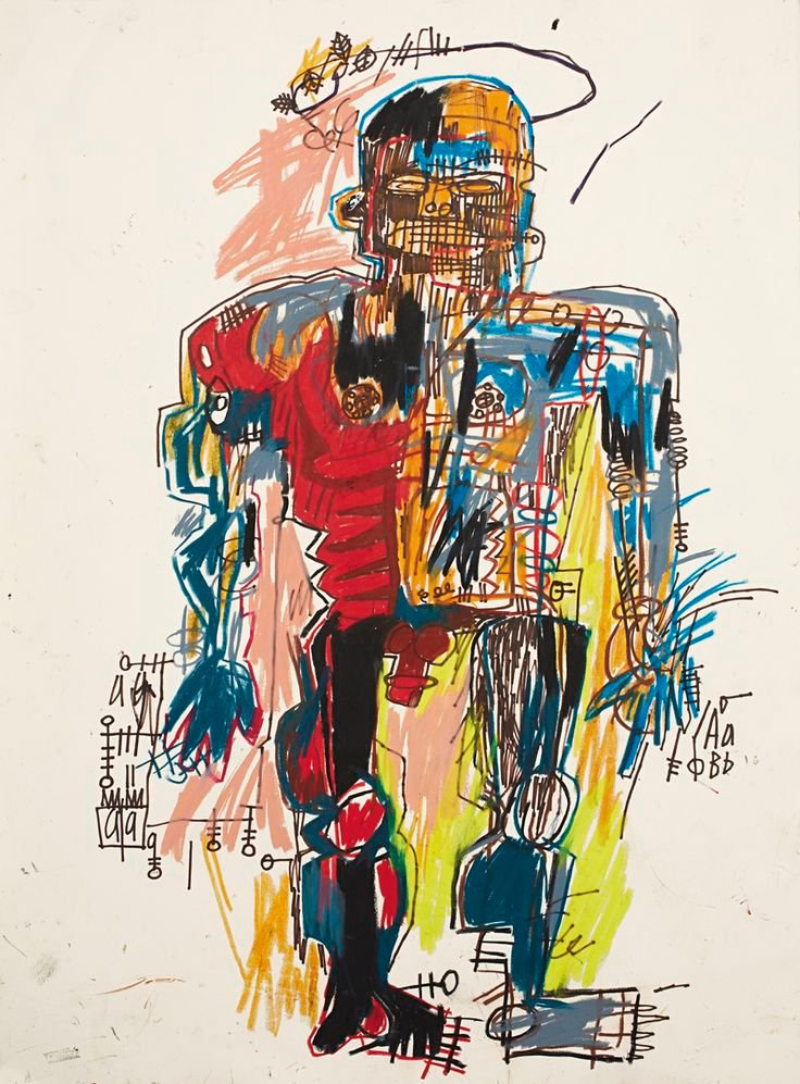 Self-portraits by Jean-michel Basquiat.