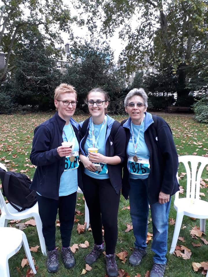 GGErithCrayDiv's tweet photo. It’s been a busy weekend for our units and volunteers; meet 3 leaders who took part in the half marathon walk for @Girlguiding then we’ve had units running @macmillancancer coffee mornings and units celebrating their @JPFoundation award winners achievements. https://t.co/a2jGDfcpJ1