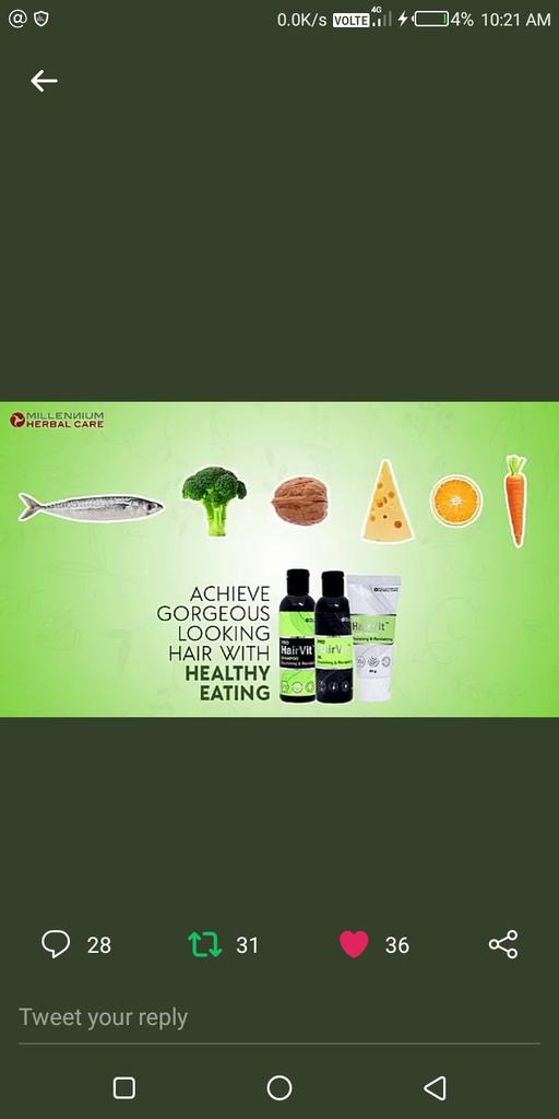Rishabhprakash4's tweet photo. @MillenniumHerb1 Captured the vegetables in right frame

#ContestAlert #Screenshot #CommentNWin #ExcitingGift #HealthyDiet #HealthyHair #LustrousStrands #HairFollicles
#Fish #Nuts #Milk #Yoghurt #Cheese #VitaminB #VitaminC #VitaminD #GreenVegetables #CitrusFruits

@Aaravsingh28 @rishuk1 @ella1465 https://t.co/bQFJTAOpdl