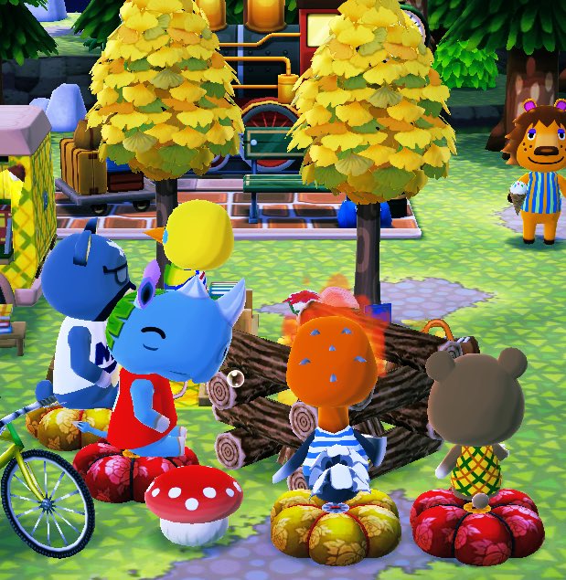 hellojadon's tweet image. gather round the campfire! 🔥✨
the warmth puts you to sleep...
#MyCampsite #ACPC #PocketCamp