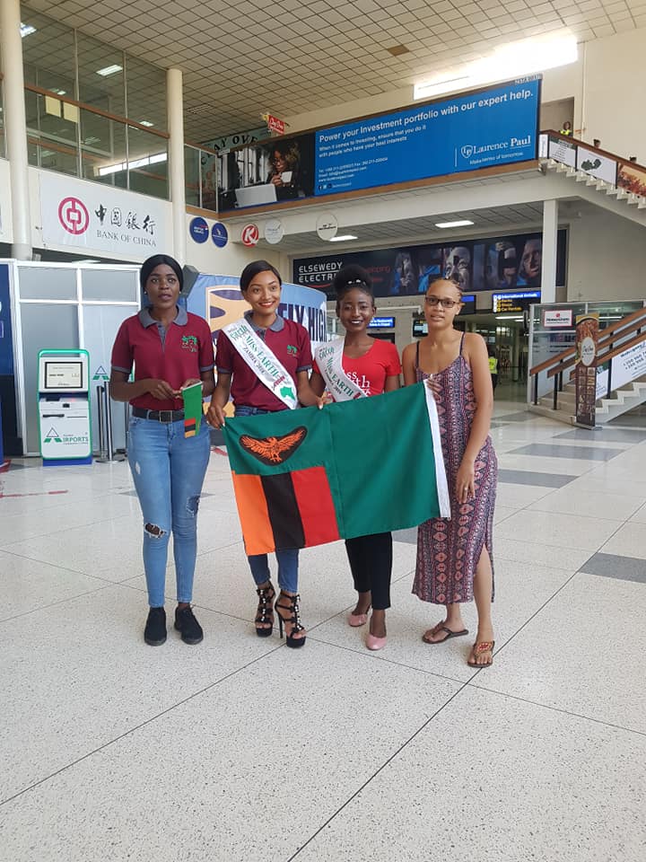 Wishing our special Queen a blessed and wonderful journey in the Philippines as she represents our nation at the #MissEarth2019 sharing her work and advocacy of #WasteStopsWithME ♻ Proud to be as representative of Africa. #MissEarthZambia #MissEarthAFRICA 💚