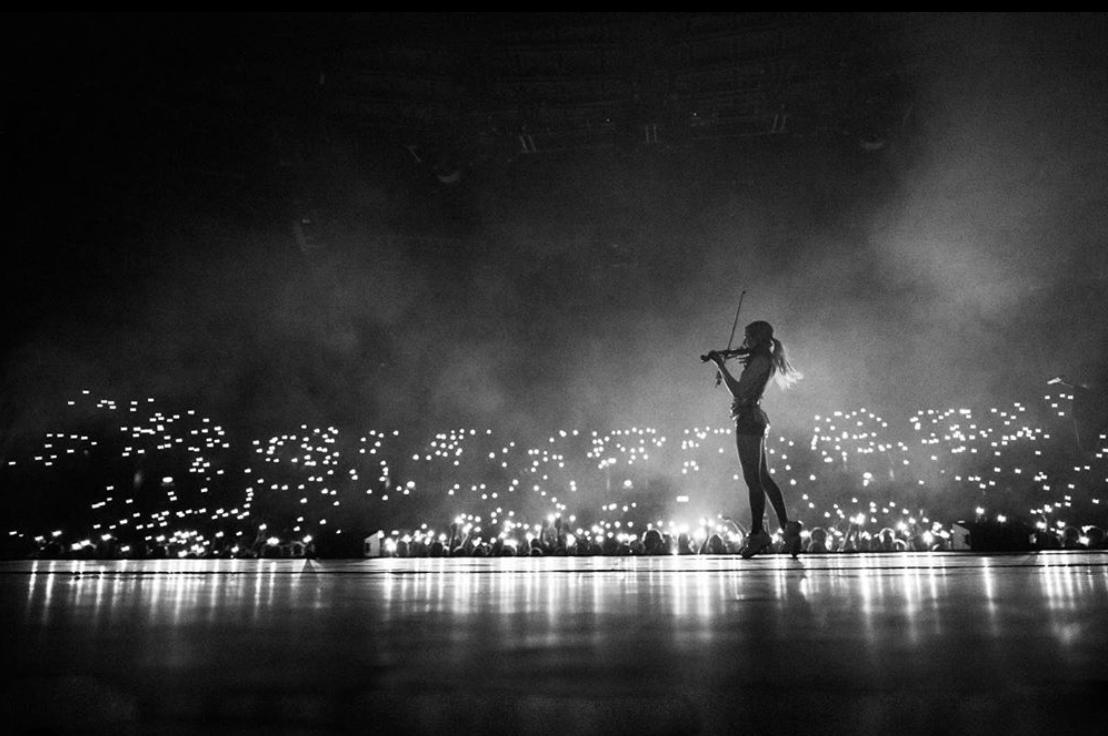 LindseyStirling's tweet photo. It blows my mind to think that each light represents a person...a person with hopes, fears, passions, insecurities and dreams. While we are all so uniquely different, we are all very much the same. We are all equal in value, and we were all created with the intention to shine. https://t.co/M4GRW8L4ll