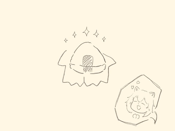 このまえのおにぎりんぐのやつ。
#絵かゆ 