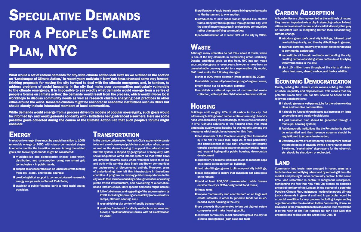 "What would a set of radical demands for city-wide #climateaction look like?" 

assets.centerforthehumanities.org/downloads/Clim… #NYC