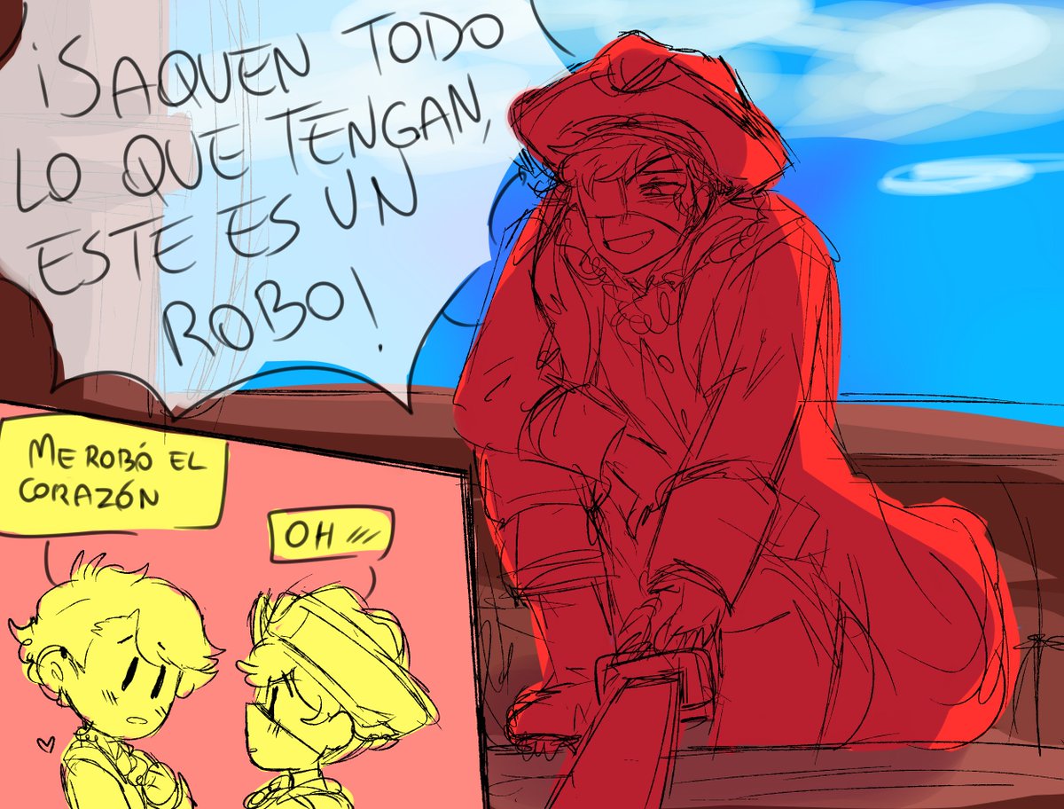xMitzuru's tweet photo. #ArgChiWeek2019
PIRATA Y NOBLE
Donde Chile estaba falto de amor y con Argie diciendole que le afano el corazón se avergonzó y no fue capaz de robarle dalksjfdslka
#HumanizacionWeonaDePaises https://t.co/b6VuNYc7JF