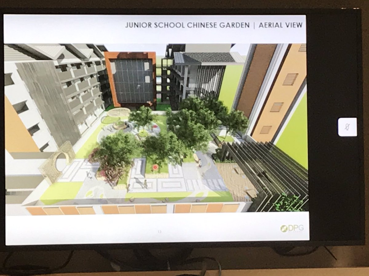 Exciting times ahead as we plan for the redevelopment of the roof space in Junior school to incorporate a new  interactive Chinese garden to compliment our Mandarin centre for language and culture #good2great #Mandarin #outdoorlearning #flexiblespaces