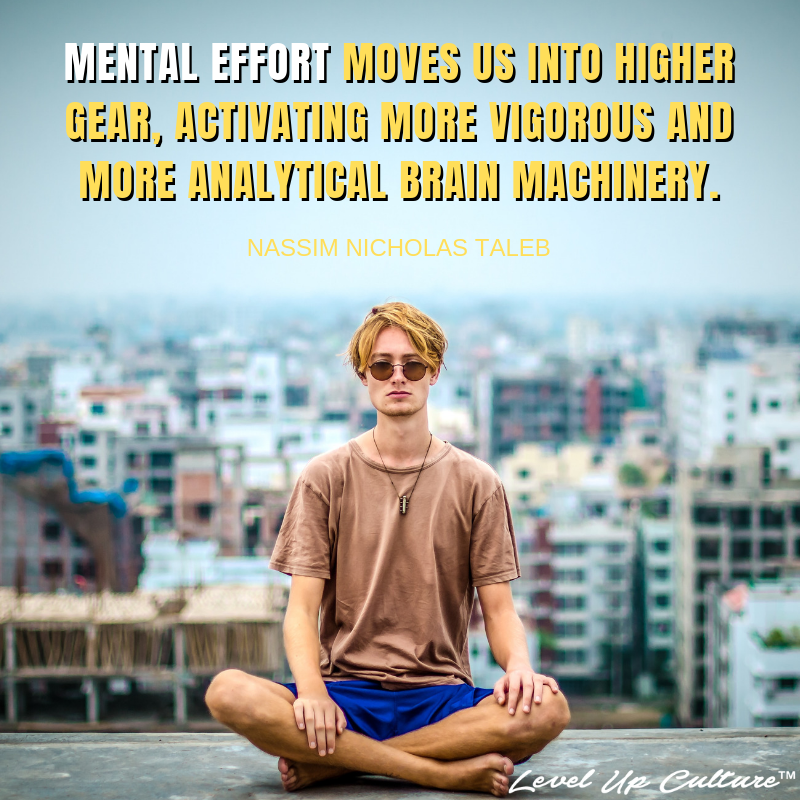 levelupculture's tweet photo. To aim higher - whether physically, mentally, or spiritually - your mind must be challenged! Embrace those grey cells and work 'em! 👌🏽💥🎉     

#HigherSelf #HighVibrations #LoveAndLight #PositiveVibes #Live #Love #Life #NassimNicholasTaleb #AntiFragility #LevelUpCulture https://t.co/Izpaadoz0c