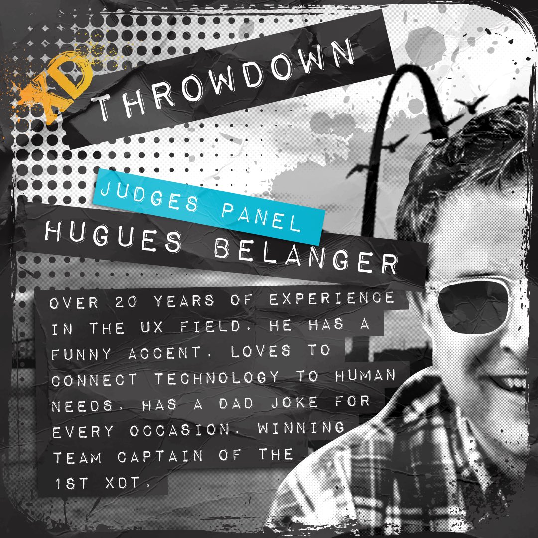 XDThrowdown's tweet photo. Judge announcement!! @hbelanger of last #xdthrowdown winning team, It’s so Gouda it’s Gouda will be part of our illustrious judging panel! Have you bought your tickets yet?!? See you 10-10-19 at @brennansmidtown #xdt #xdthrowdown #designasasport https://t.co/JBWrHZw7pp