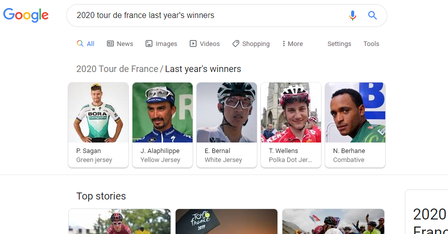 DRBrott's tweet photo. Someone with pull @ Google, needs to fix this. @TeamINEOS https://t.co/P8UShyuGX5